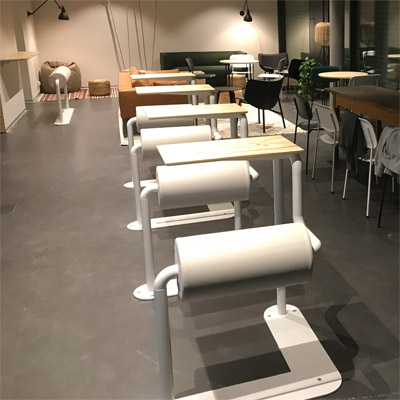 Arbeitshocker Balance der Hocker mit Arbeitsplatte