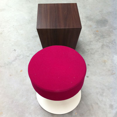 Hocker Bochum Nussbaumoptik